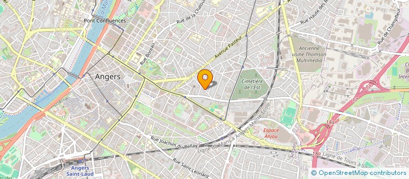 localisation de l'entreprise MONSIEUR KARIM MEKHANEG à ANGERS