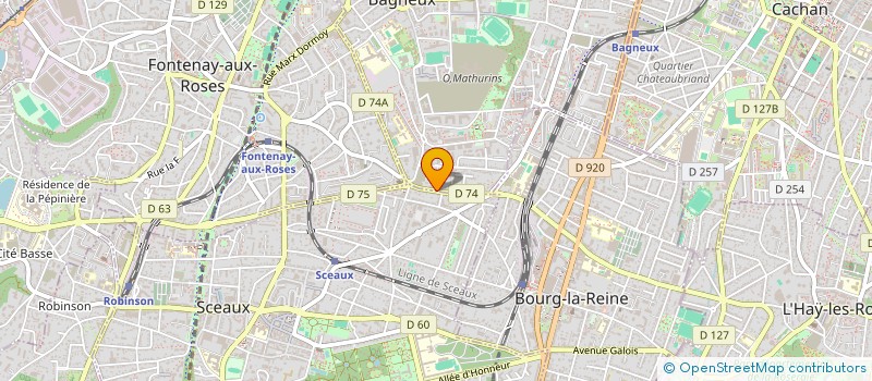 localisation de l'entreprise MONSIEUR KARIM MELAIMI à BAGNEUX