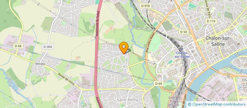 localisation de l'entreprise MONSIEUR KARIM MENAI  CHALON-SUR-SAONE