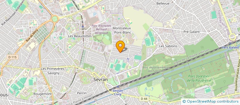 localisation de l'entreprise MONSIEUR KARIM MENOUCHE à SEVRAN