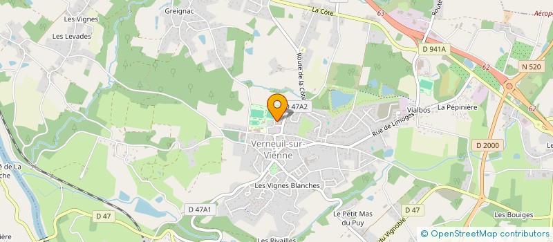 localisation de l'entreprise MONSIEUR KARIM MERABET à VERNEUIL-SUR-VIENNE