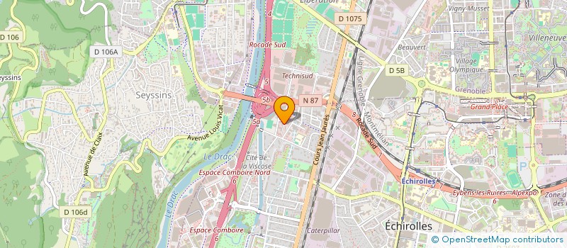 localisation de l'entreprise MONSIEUR KARIM MESBAH à ECHIROLLES