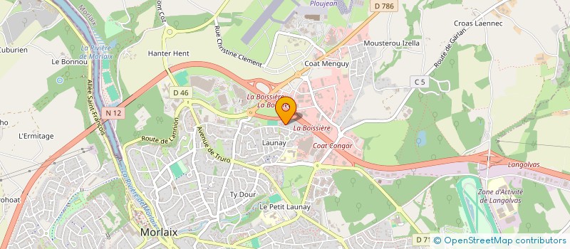 localisation de l'entreprise MONSIEUR KARIM MESBAHI  MORLAIX