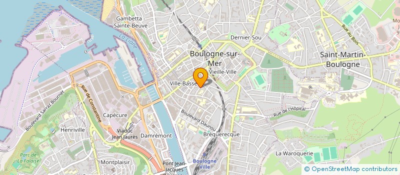 localisation de l'entreprise MONSIEUR KARIM MESSADENE à BOULOGNE-SUR-MER