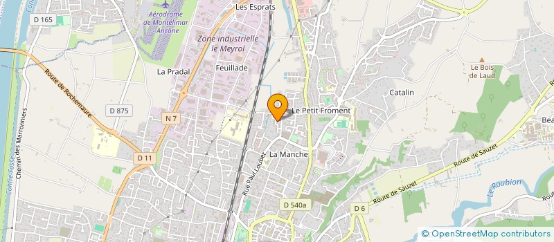 localisation de l'entreprise MONSIEUR KARIM MESSAKHER  MONTELIMAR