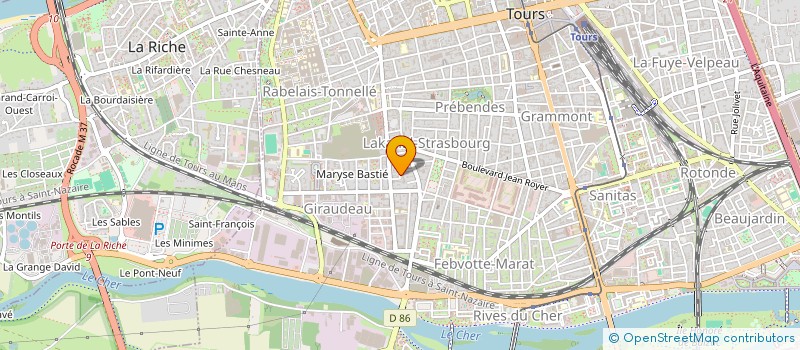 localisation de l'entreprise MONSIEUR KARIM MESSAOUDENE  TOURS