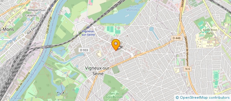 localisation de l'entreprise MONSIEUR KARIM METMOUR à VIGNEUX-SUR-SEINE