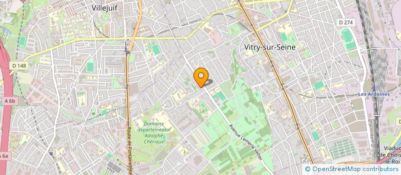 localisation de l'entreprise MONSIEUR KARIM MEZAHEM  VITRY-SUR-SEINE