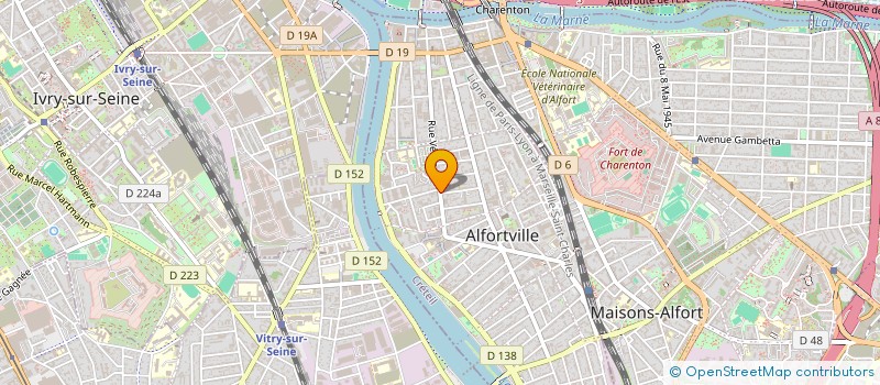 localisation de l'entreprise MONSIEUR KARIM MEZIANI  ALFORTVILLE