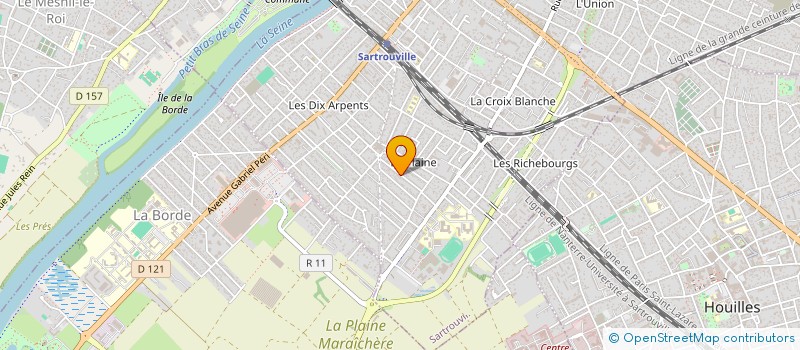 localisation de l'entreprise MONSIEUR KARIM MEZOUAR à SARTROUVILLE