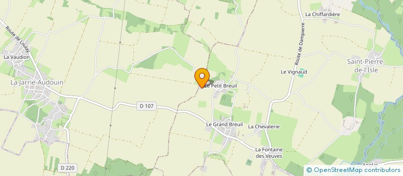 localisation de l'entreprise MONSIEUR KARIM MICHEL  SAINT-PIERRE-DE-L'ISLE