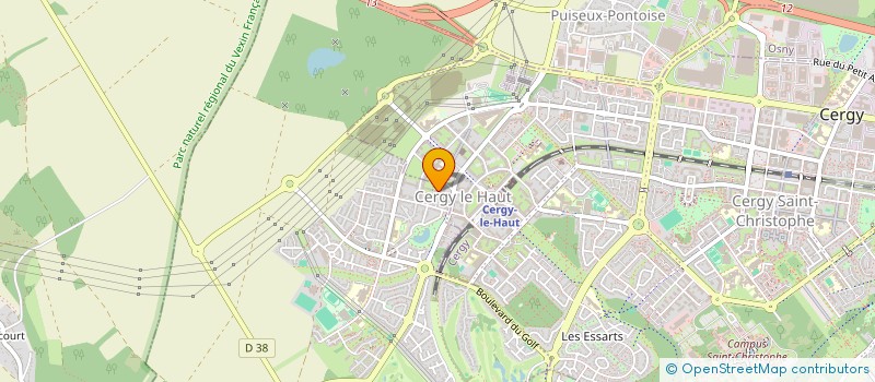 localisation de l'entreprise MONSIEUR KARIM MOKHTARI  CERGY