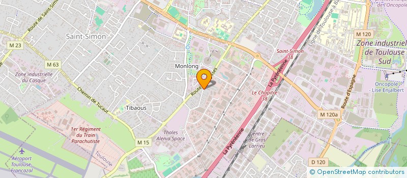 localisation de l'entreprise MONSIEUR KARIM MORTET  TOULOUSE