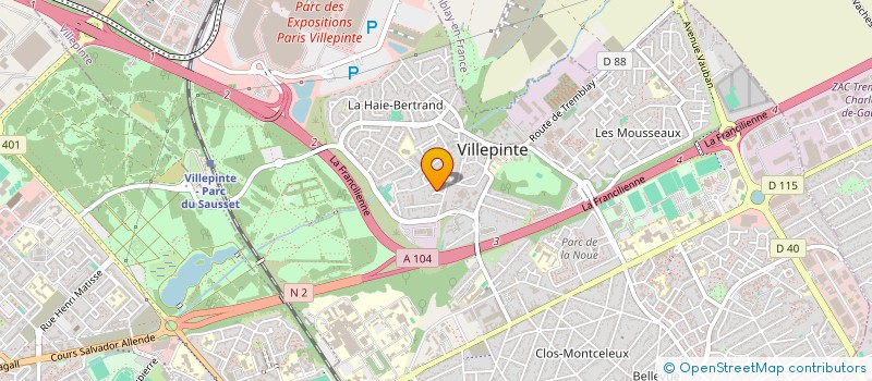 localisation de l'entreprise MONSIEUR KARIM MOUALEK  VILLEPINTE