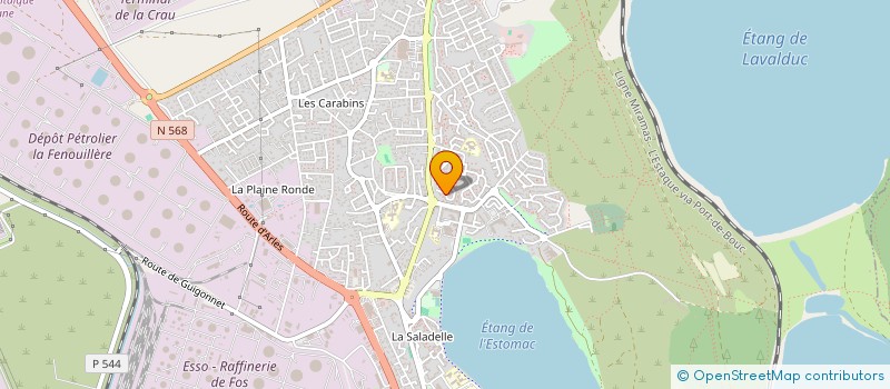 localisation de l'entreprise MONSIEUR KARIM MOULESHOUL  FOS-SUR-MER