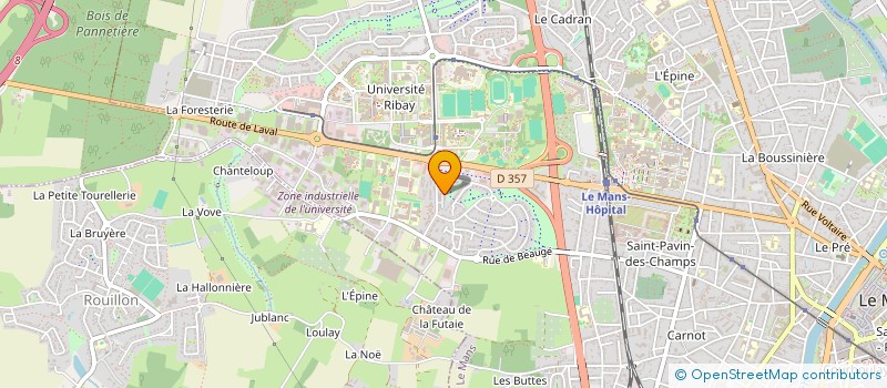 localisation de l'entreprise MONSIEUR KARIM MOURAHIB à LE MANS