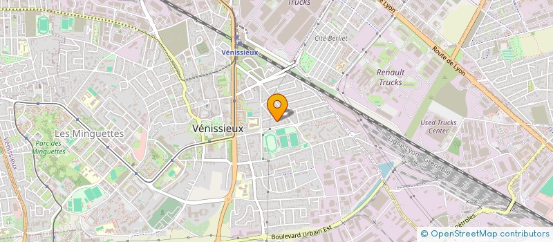 localisation de l'entreprise MONSIEUR KARIM MOUSTOIFA  VENISSIEUX