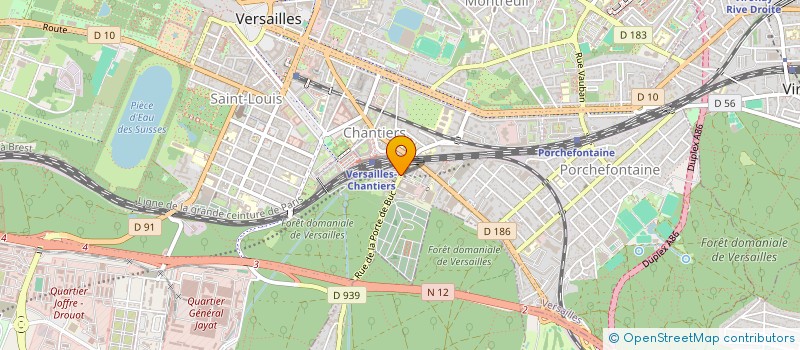 localisation de l'entreprise MONSIEUR KARIM MOUTI à VERSAILLES