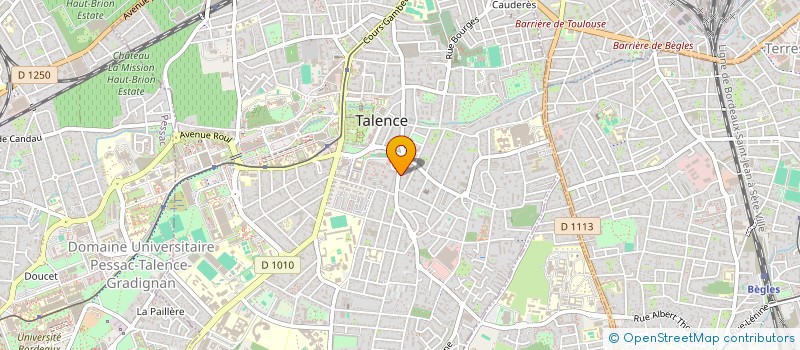 localisation de l'entreprise MONSIEUR KARIM NAAMANE  TALENCE