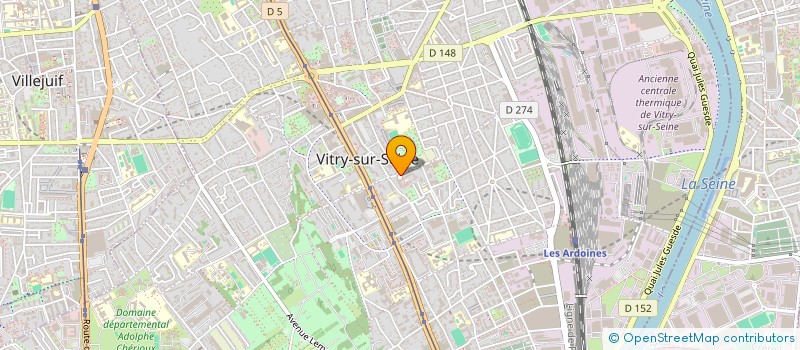 localisation de l'entreprise MONSIEUR KARIM NAFLA  VITRY-SUR-SEINE