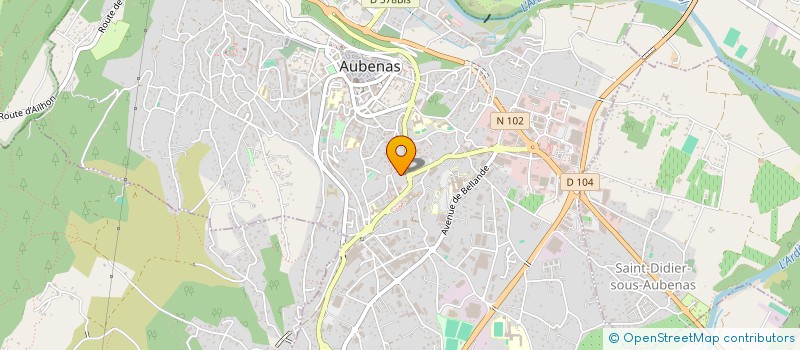 localisation de l'entreprise MONSIEUR KARIM NAIMI à AUBENAS