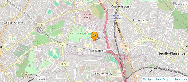 localisation de l'entreprise MONSIEUR KARIM NOA BENGRAB à MONTREUIL