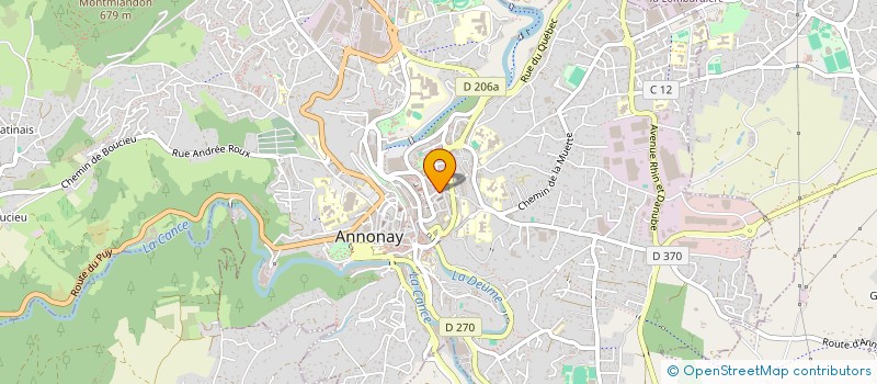 localisation de l'entreprise MONSIEUR KARIM OTSMANI à ANNONAY