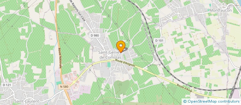 localisation de l'entreprise MONSIEUR KARIM OUARDANI  SAINT-GENIES-DE-COMOLAS