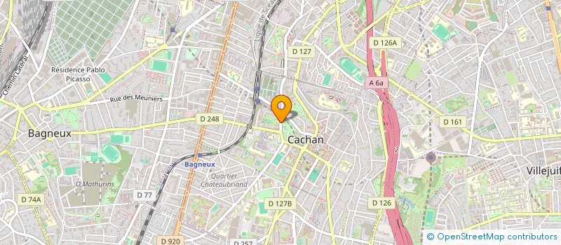 localisation de l'entreprise MONSIEUR KARIM OUATAH  CACHAN