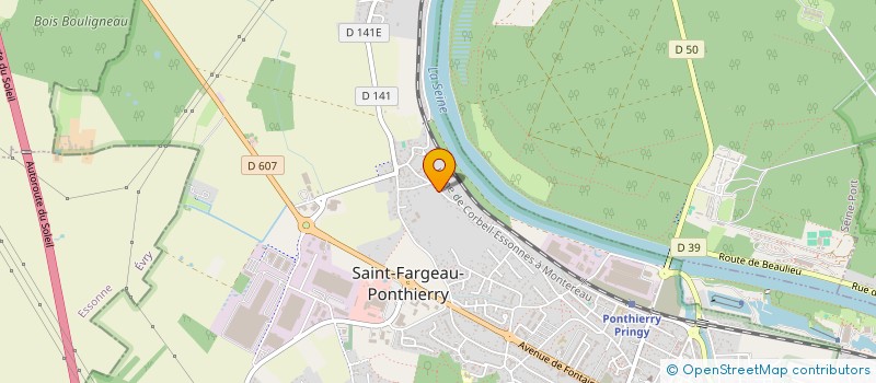 localisation de l'entreprise MONSIEUR KARIM OUCHANI à SAINT-FARGEAU-PONTHIERRY