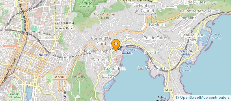 localisation de l'entreprise MONSIEUR KARIM OUESSAI à VILLEFRANCHE-SUR-MER
