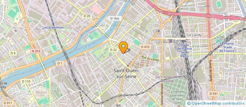 localisation de l'entreprise MONSIEUR KARIM OUHEB à SAINT-OUEN-SUR-SEINE