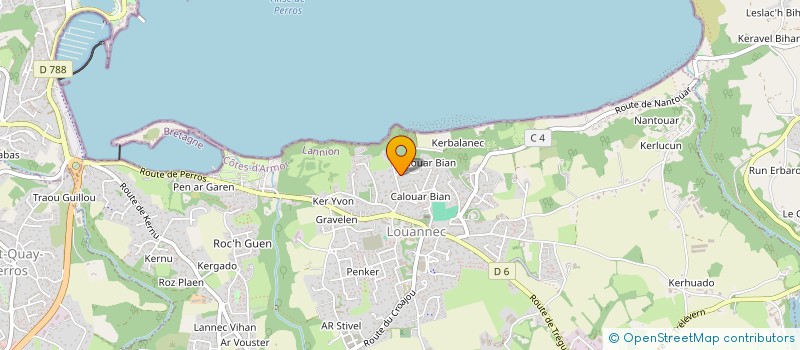 localisation de l'entreprise MONSIEUR KARIM OUIDJA  LOUANNEC