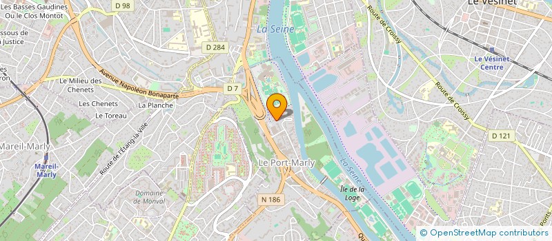 localisation de l'entreprise MONSIEUR KARIM OUKIL  LE PORT-MARLY