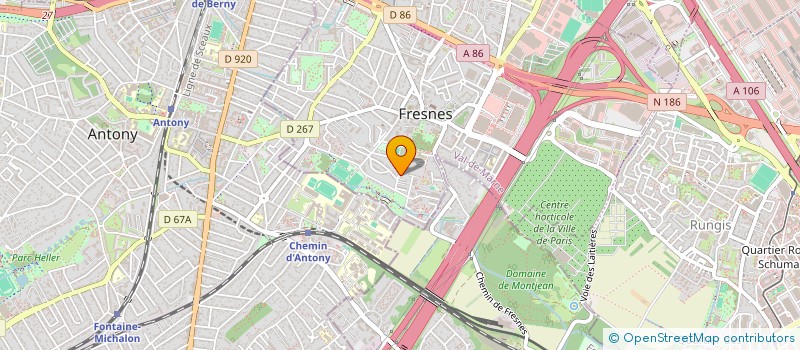 localisation de l'entreprise MONSIEUR KARIM OURIACHI à FRESNES
