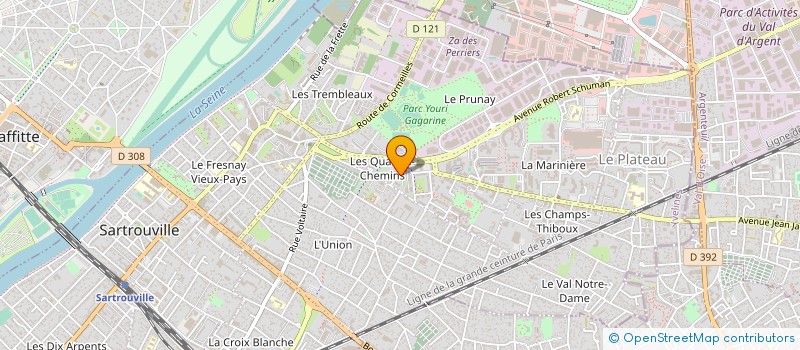 localisation de l'entreprise MONSIEUR KARIM OUSMER à SARTROUVILLE