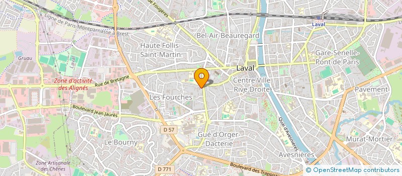 localisation de l'entreprise MONSIEUR KARIM POUTEAU  CESSON-SEVIGNE