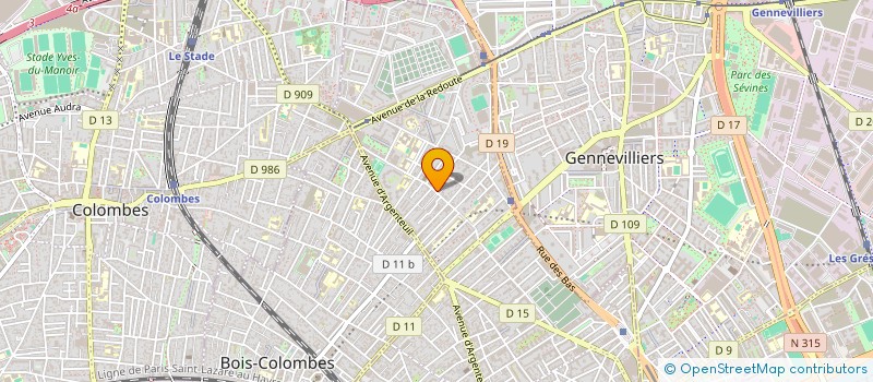 localisation de l'entreprise MONSIEUR KARIM RACHAD à SAINT-OUEN-SUR-SEINE