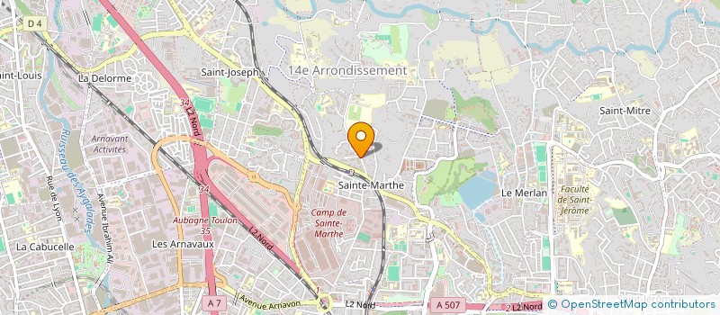 localisation de l'entreprise MONSIEUR KARIM RAHALI  MARSEILLE