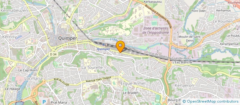 localisation de l'entreprise MONSIEUR KARIM RAHEM à QUIMPER