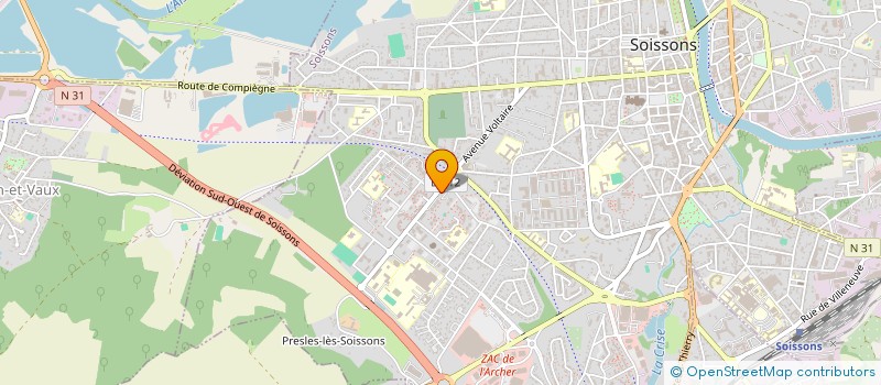 localisation de l'entreprise MONSIEUR KARIM RAHHOU à SOISSONS