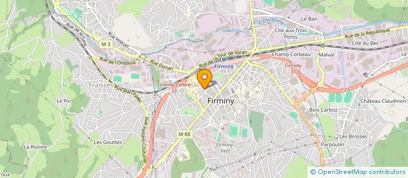 localisation de l'entreprise MONSIEUR KARIM RAHMANI  FIRMINY