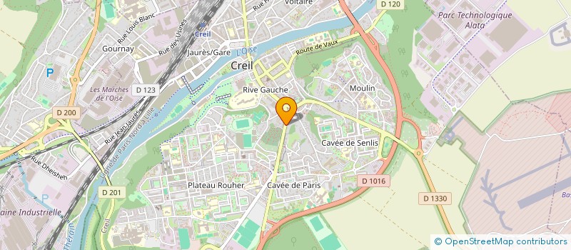 localisation de l'entreprise MONSIEUR KARIM RAKEM  CREIL