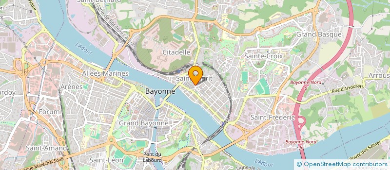 localisation de l'entreprise MONSIEUR KARIM RAZGALLAH à BAYONNE