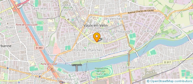 localisation de l'entreprise MONSIEUR KARIM RIAHI  VAULX-EN-VELIN