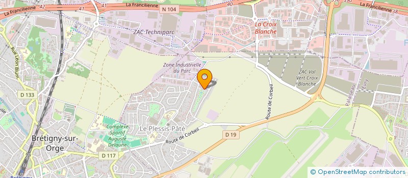 localisation de l'entreprise MONSIEUR KARIM RIFAI à LE PLESSIS-PATE