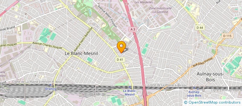 localisation de l'entreprise MONSIEUR KARIM RIZKI  LE BLANC-MESNIL