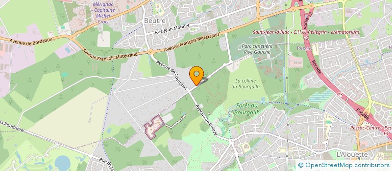 localisation de l'entreprise MONSIEUR KARIM ROUANI  MERIGNAC