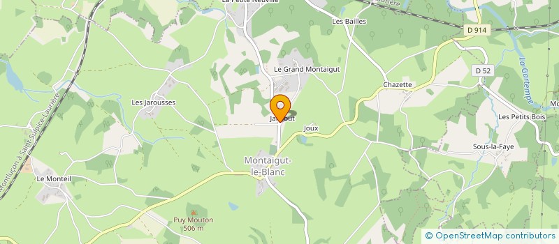 localisation de l'entreprise MONSIEUR KARIM SACI à MONTAIGUT-LE-BLANC
