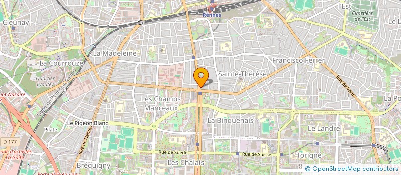 localisation de l'entreprise MONSIEUR KARIM SADIQ  RENNES